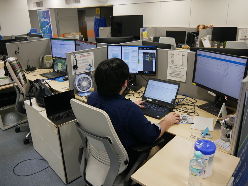 こちらは5階の個人向けPCのサポートエリア