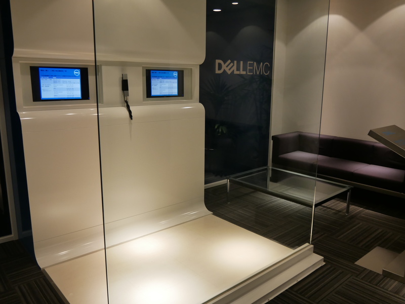 デル宮崎カスタマーセンターの受付の様子