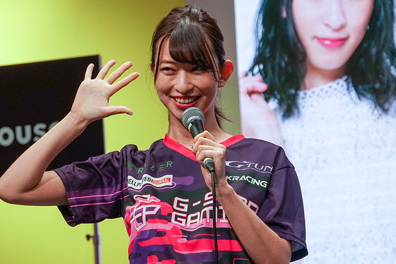 G-STAR Gaming新メンバーお披露目会に登場した倉持由香さん