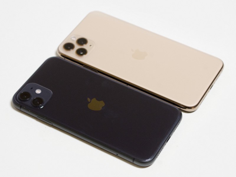 iPhone 11とiPhone 11 Pro Maxの比較