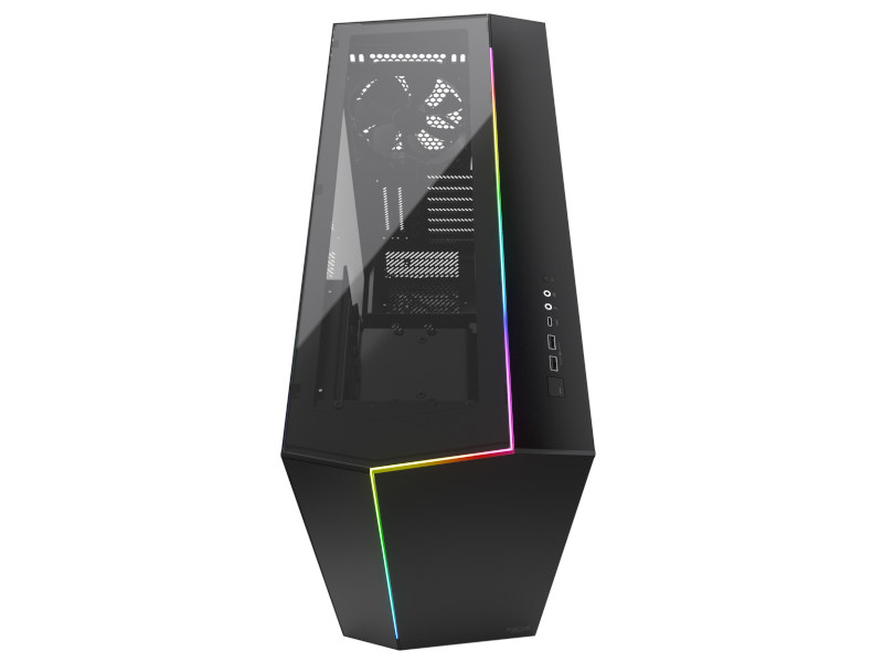 境界部のアドレサブルRGBストリップ