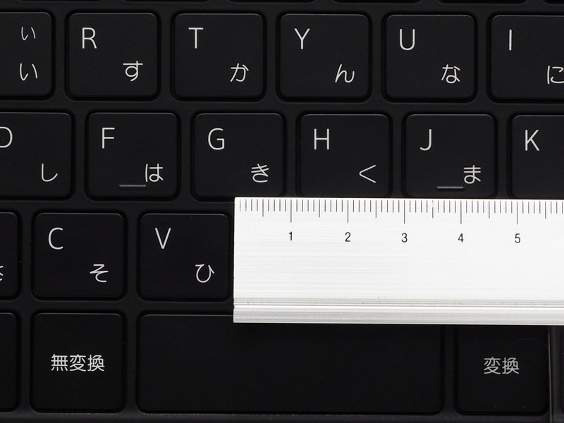 キーピッチは約19mm程度