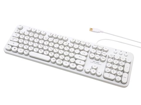 ミヨシ、約2千円で買えるタイプライター風キーボード - PC Watch