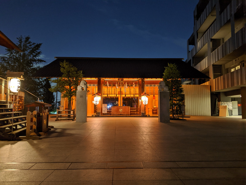 こちらはPixel 3 XLの夜景モードで撮影。こちらもかなりクオリティが高いが、ややノイズが多く、色合いも淡い