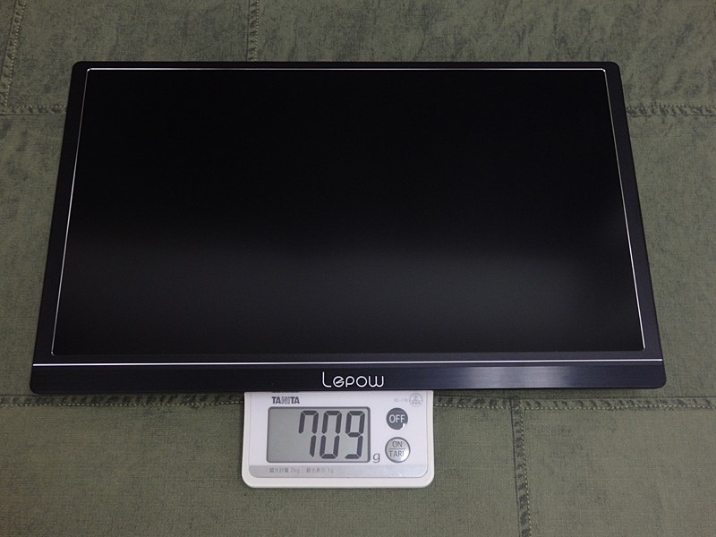 本体は709g