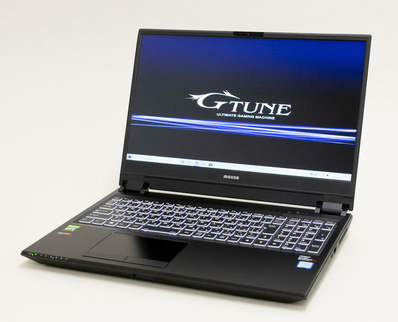 リフレッシュレート240Hzの高速液晶にCore i7&RTX 2070を組み合わせた「NEXTGEAR-NOTE i5750GA1」。G-Tuneの直販サイトにて税別229,800円で販売中