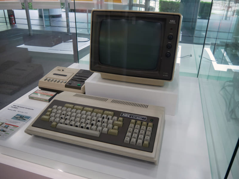 展示されているPC-8001