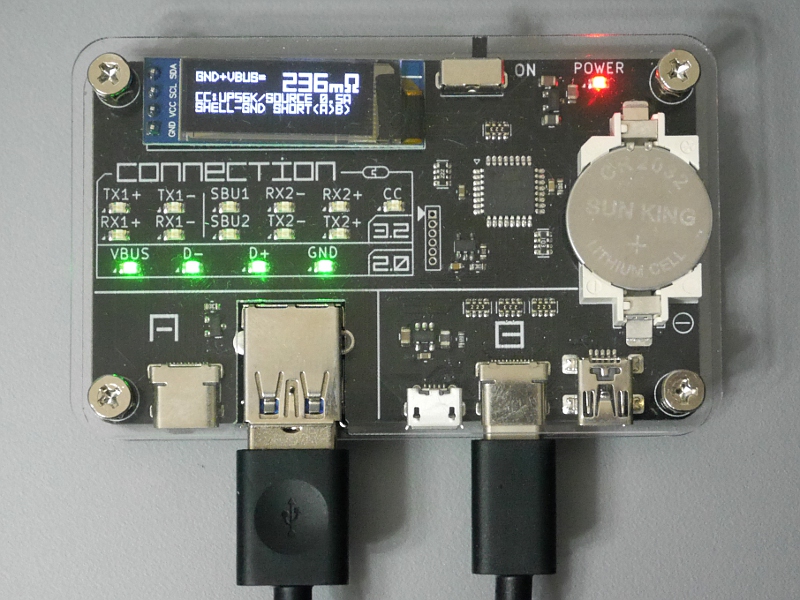 ケーブルは一部で「充電用」と記載されているがデータ通信にも対応する。USB PDには非対応のようだ