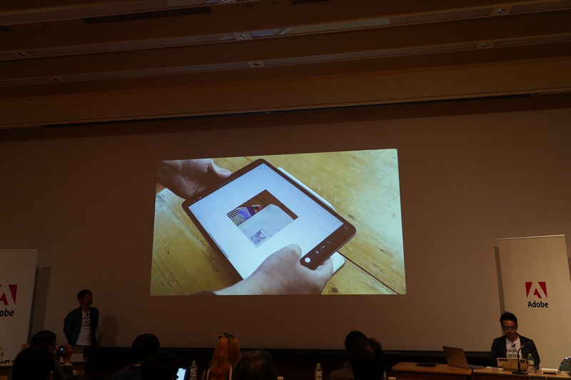 Illustrator for iPadが動作する様子の動画