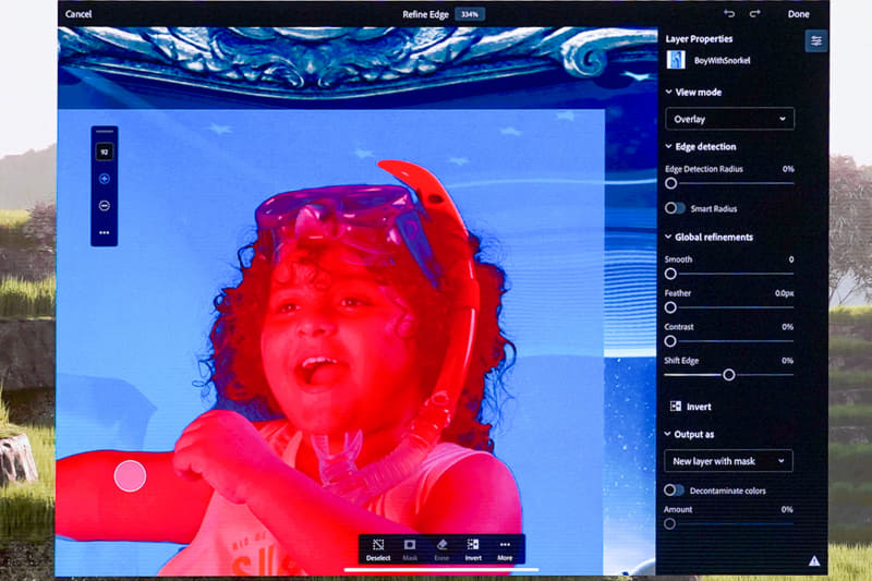 Photoshop for iPadのデモ