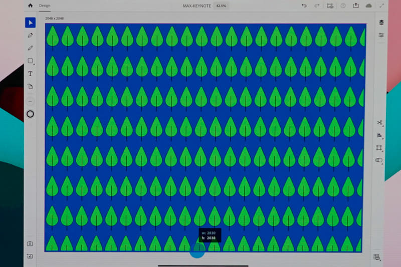 Illustrator for iPadのデモ