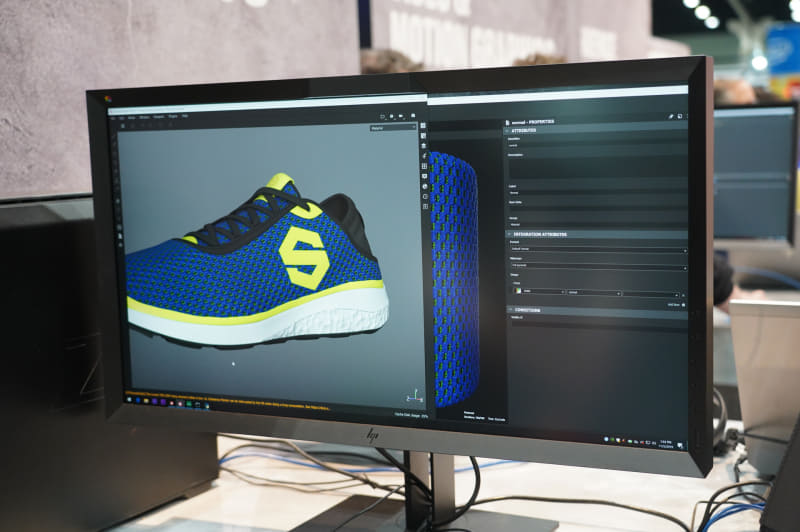 取り込んだ模様を3Dモデリングソフトで3Dモデルに貼ったりできる