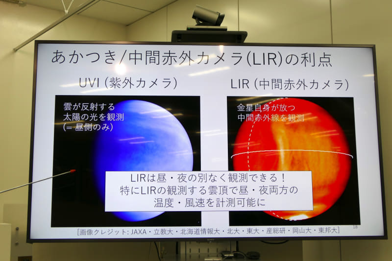 昼夜別なく観測できるのがLIRの利点
