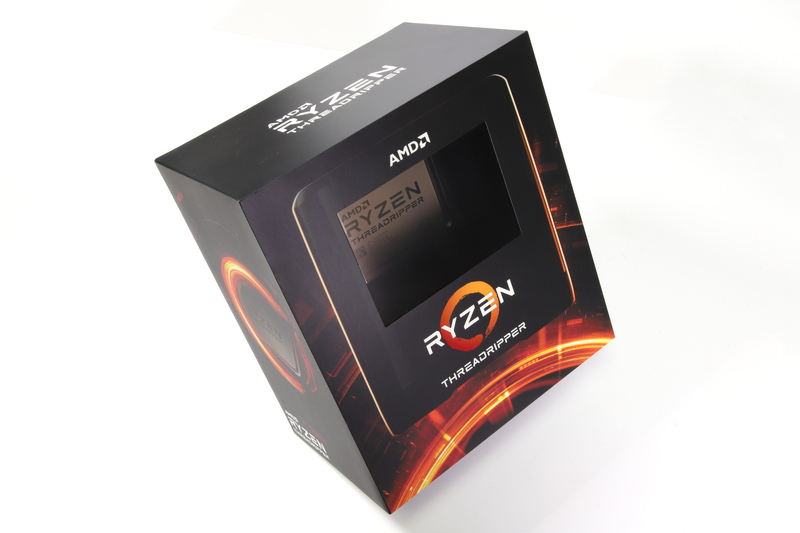 第3世代Ryzen Threadripperの製品パッケージ