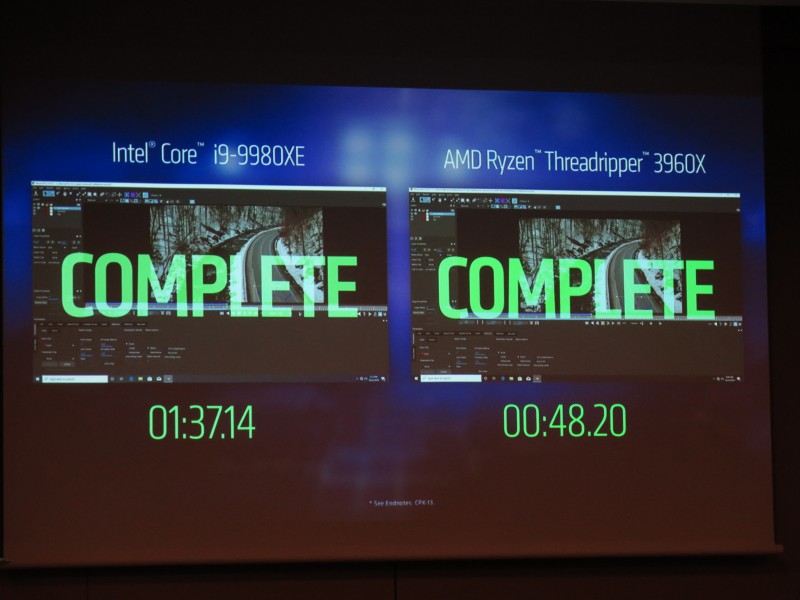 動画内から走っている自動車を消去するシーン編集のレンダリング時間比較