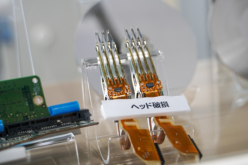 磁気ヘッド障害は、物理障害の中ではもっとも多い症状だという