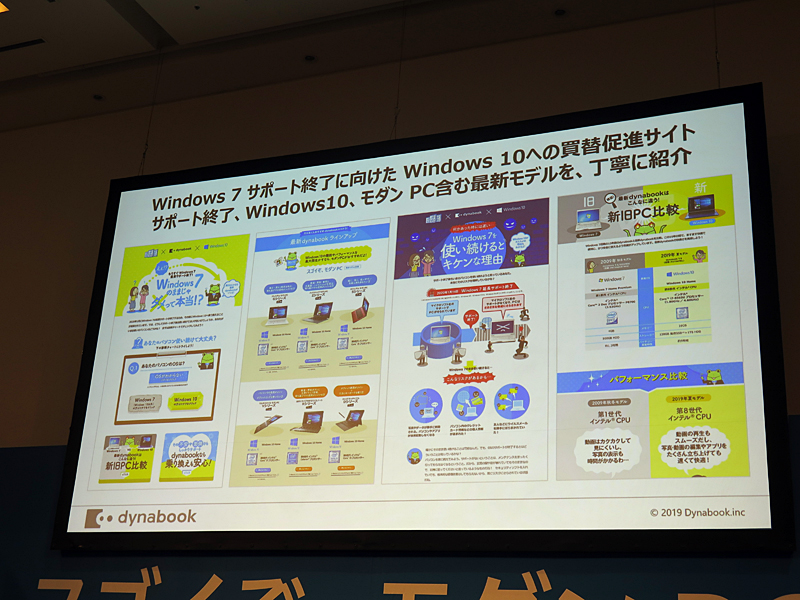 Windows 7サポート終了に向けたコンテンツをWebで展開