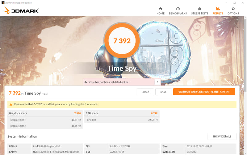 3DMark「Time Spy」