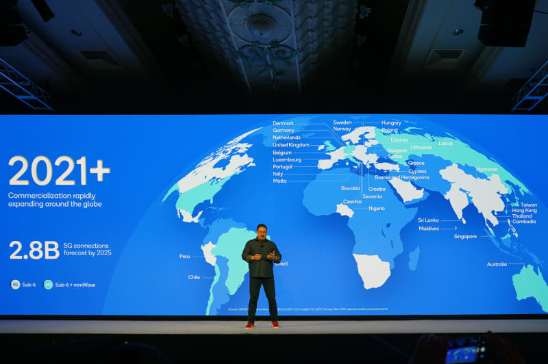 2025年には28億の5G接続が実現されると予想