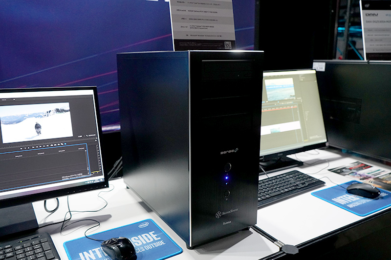 ユニットコムの近日発売PCが展示