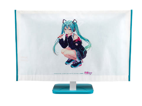 初音ミクコラボディスプレイ　23.8型フルHD ビューソニック、初音ミクとコラボした23.8型液晶ディスプレイ
