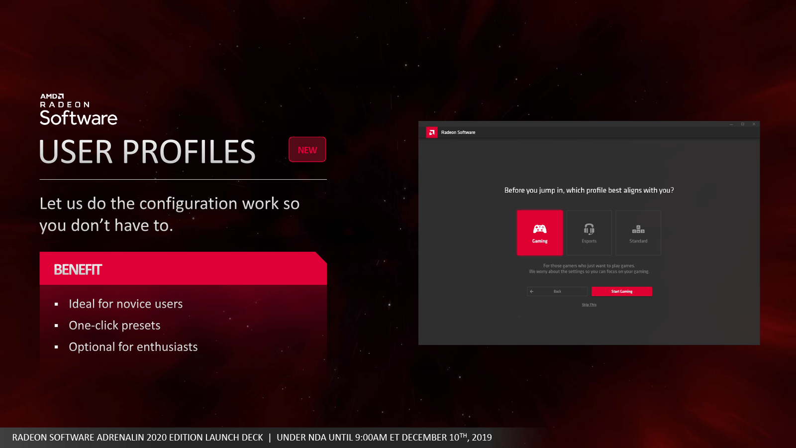 ユーザープロファイル