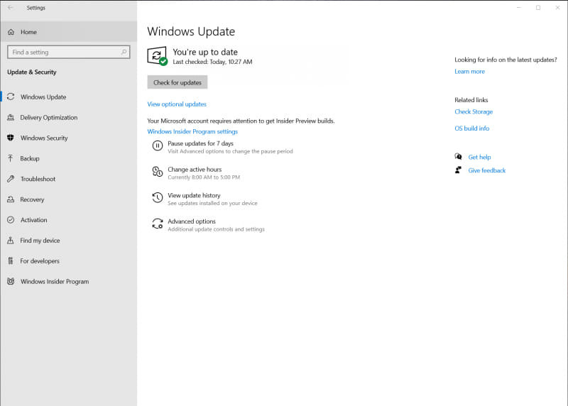 Windows Updateで特殊なドライバをオプションで表示