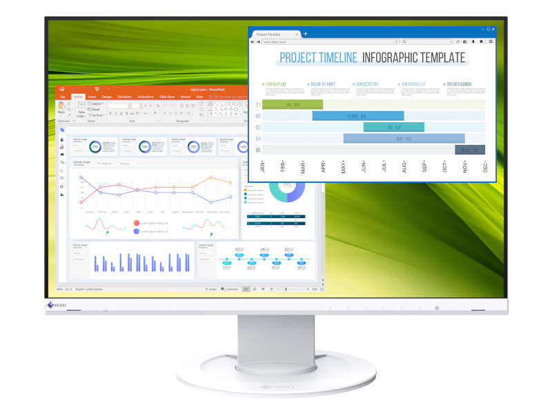 FlexScan EV2360(ホワイト)