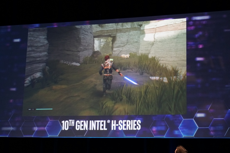 同機でSTAR WARS ジェダイ：フォールン・オーダーが動いている様子