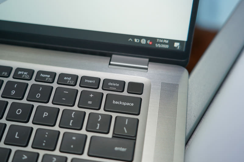 電源スイッチにオプションで指紋センサーを選択できる