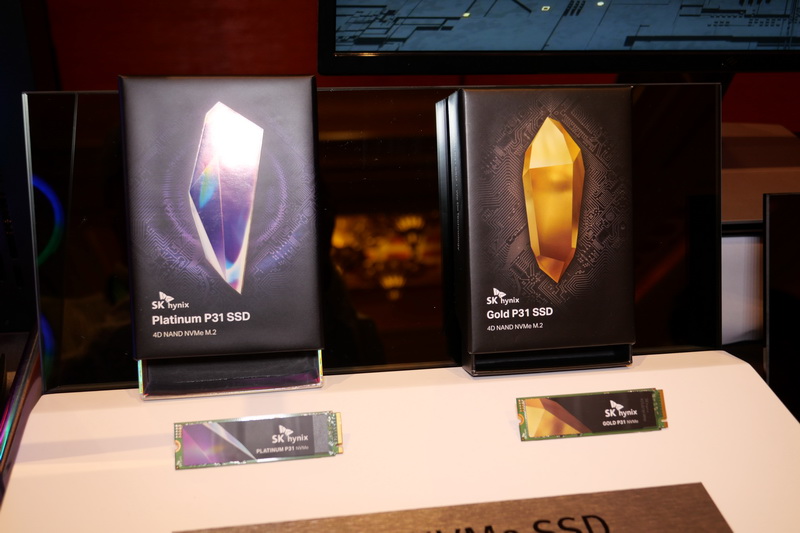SK Hynixが、コンシューマ向けPCIe/NVMe SSD「Platinum P31 NVMe」と「Gold P31」を米国市場に投入