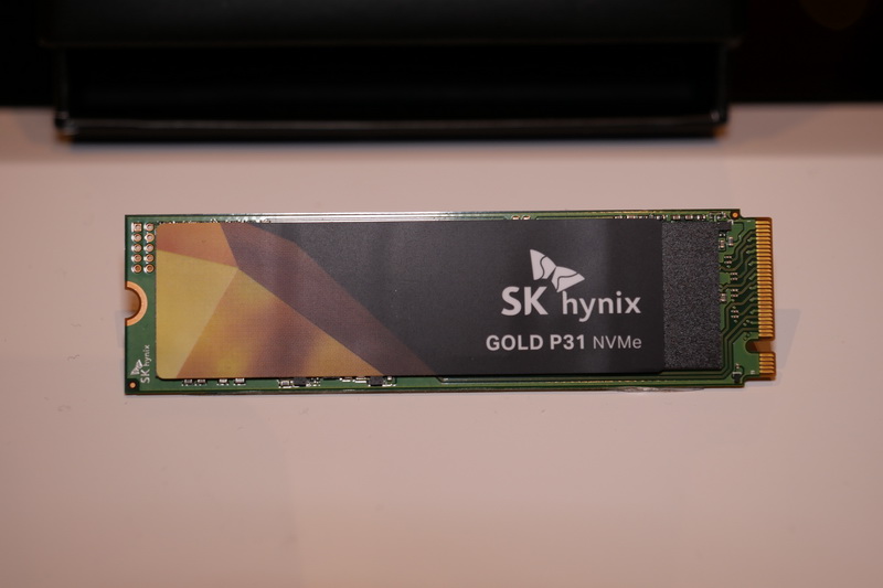 こちらはメインストリームをターゲットとする「Gold P31」。NANDフラッシュやコントローラはPlatinum P31 NVMeと同じ仕様だが、容量が500GBまたは1TBとなる