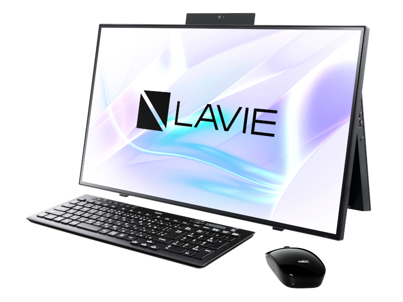 HA770/RAB(23.8型液晶モデル、ファインブラック、Webカメラ使用時)