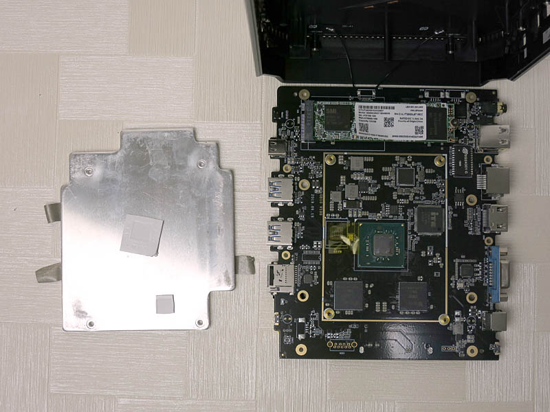 ヒートシンクを外したところ