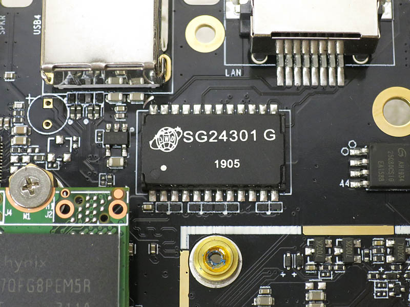 Gigabit EthernetのトランスフォーマーにはJWDの「SG24301G」を採用