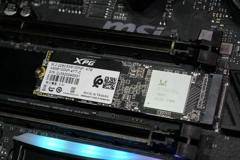 容量4TBを実現したPCIe 3.0対応SSD「XGP SX8100」新モデル。中国の春節に間に合うように発売する予定とのこと