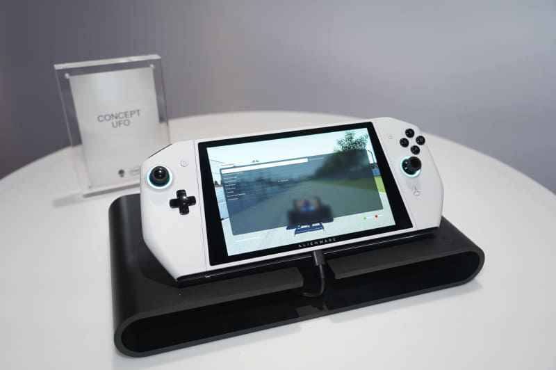 Dellが公開したConcept UFO、Alienwareのブランドが冠されたコンセプトモデル