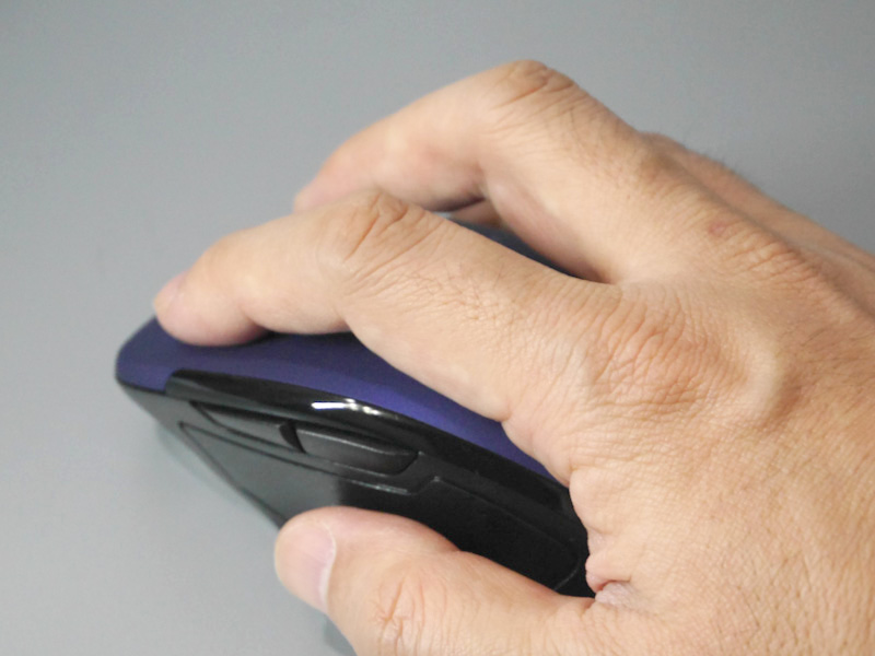 左右ボタンは静音仕様