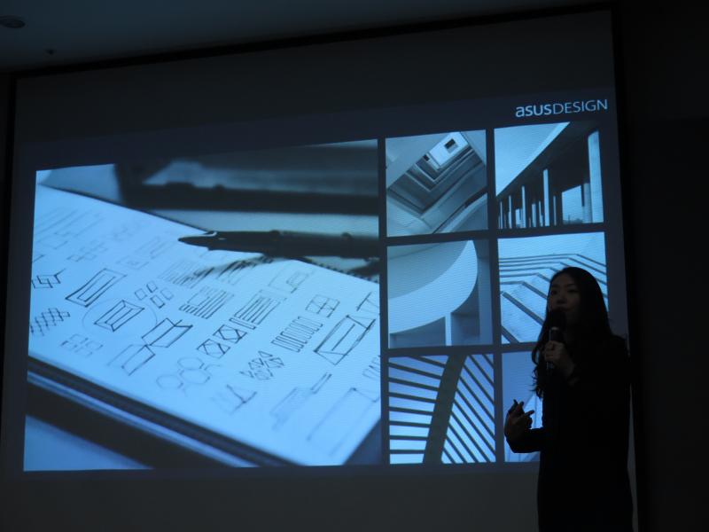 建築物のジオメトリパターンからインスピレーションを得た筐体デザイン