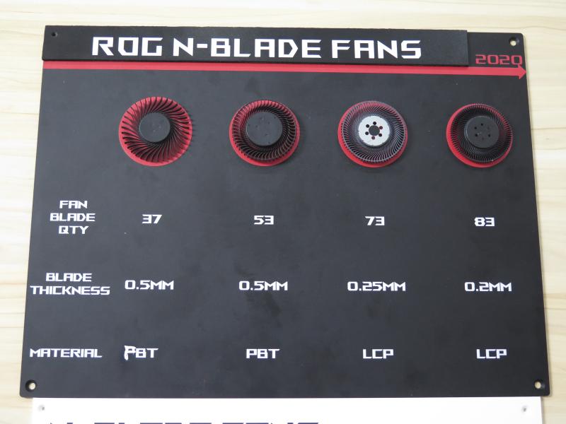 液晶ポリマー素材の採用により、ファンブレードの枚数を大幅に増やせ、剛性も向上させられた