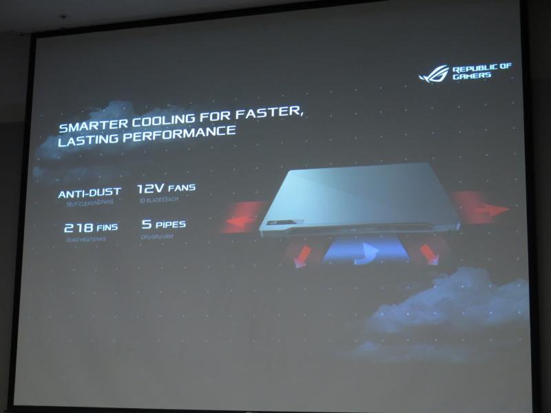 Zephyrus G14の冷却機構