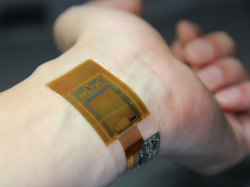 開発されたシート型イメージセンサー