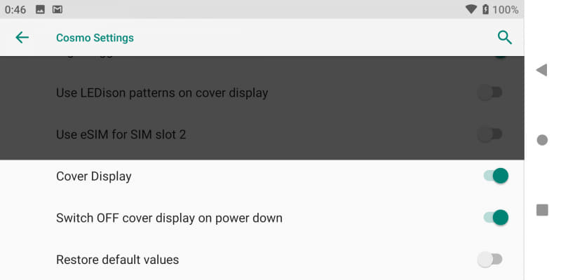 設定/Cosomo Settings(3/3)