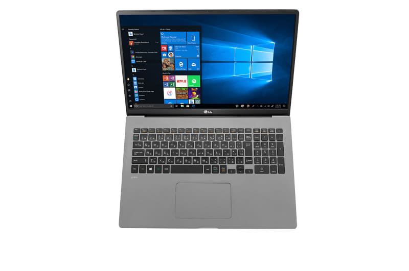 2020年モデルの17型はEnterキーとテンキーの間隔が広げられている