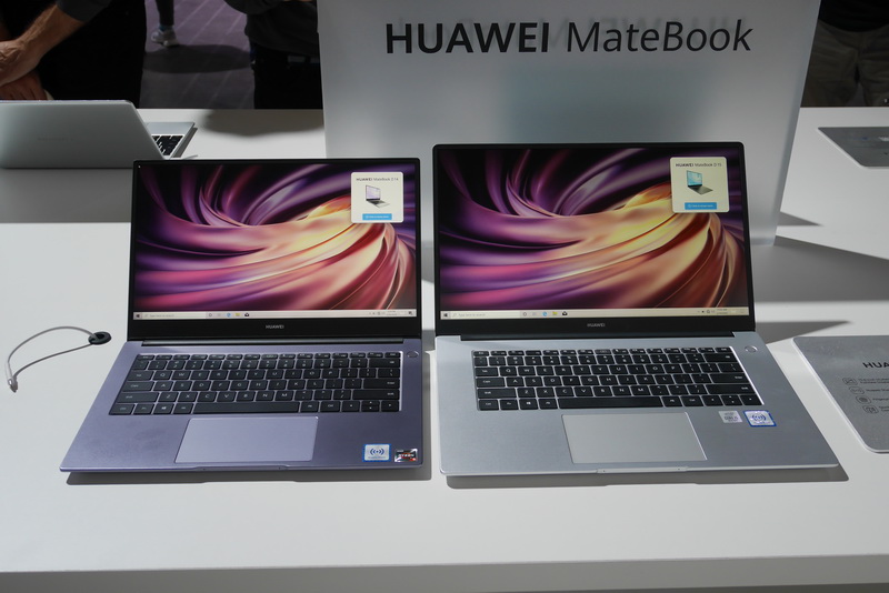 左がMateBook D 14、右がMateBook D 15