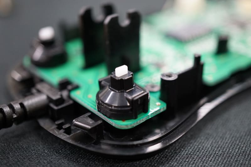 REALFORCE MOUSEの静電容量無接点方式スイッチ