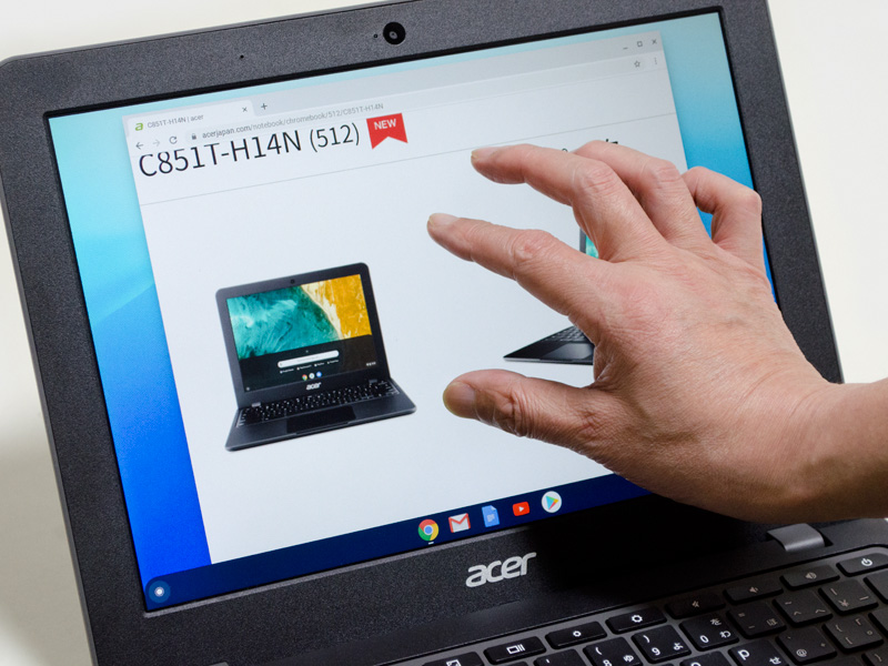 マルチタッチ対応