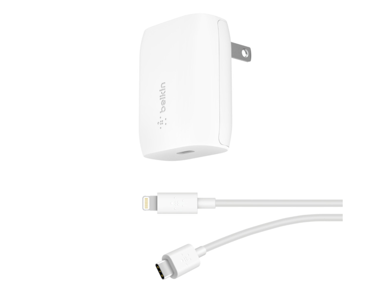 BOOST↑CHARGE USB充電器 18W USB-C、USB-C to ライトニングケーブル付き