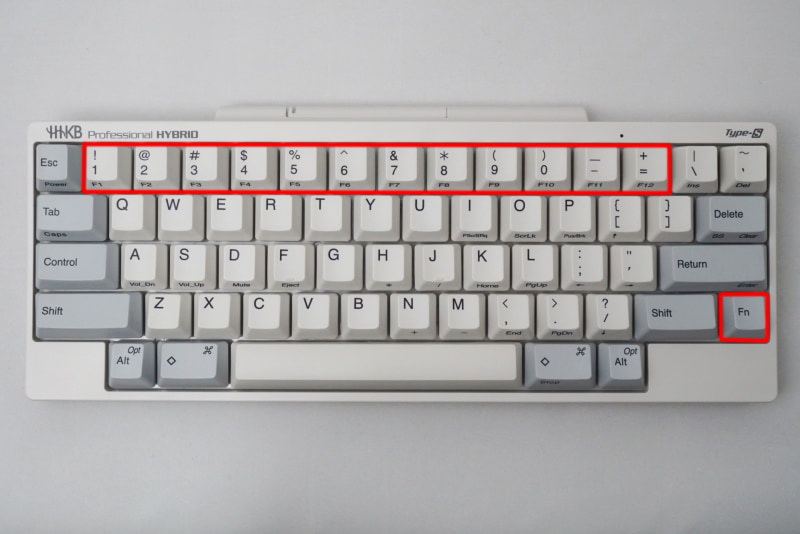 ファンクションキーは「Fn」キーと数字キーを組み合わせる必要があるので、多用するゲームだとつらそうだ