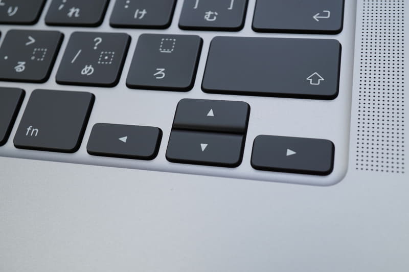 カーソルキーが“T字型”に